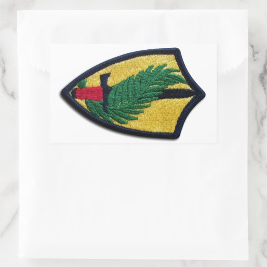 陸軍CENTCOM中央司令部JSCAP退役軍人 長方形シール (バッグ)