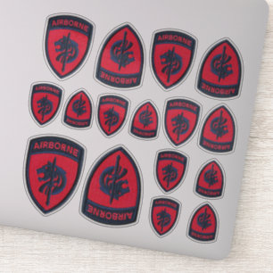 陸軍SOCAFRICA特殊作業退役軍人輪郭 シール