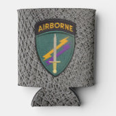 陸軍USACAPOC(A)心理作戦コマンド 缶クーラー (正面)