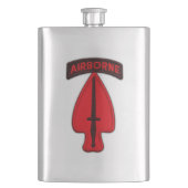 陸軍USACSOC特別Ops退役軍人Vetsパッチ フラスク (正面)