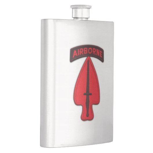 陸軍USACSOC特別Ops退役軍人Vetsパッチ フラスク (右)