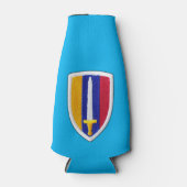 陸軍USARVベトナム戦争パッチ退役軍人ヴェッツ ボトルクーラー (正面)