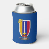 陸軍USARVベトナム戦争パッチ退役軍人ヴェッツ 缶クーラー (缶裏面)