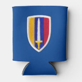 陸軍USARVベトナム戦争パッチ退役軍人ヴェッツCoo 缶クーラー (正面)