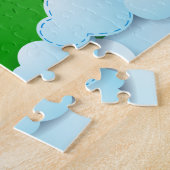 陸飛んでいる上船 ジグソーパズル (側面)