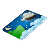 陸飛んでいる上船 マグネット (左側)