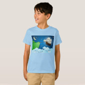 陸飛んでいる上船 Tシャツ (正面フル)