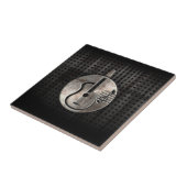 険しいアコースティックギター タイル (側面)