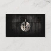 険しいアコースティックギター 名刺 (裏面)