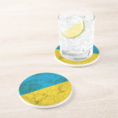 険しいウクライナの旗 コースター (側面)