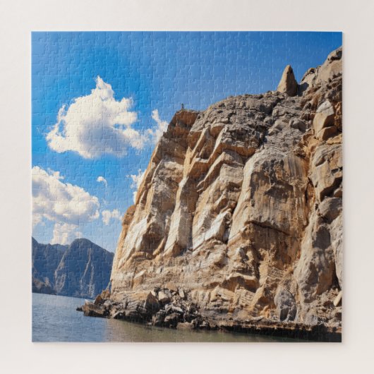 険しいオマーンの海岸線 ジグソーパズル (縦)