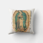 険しいフレームが付いているVirgen deグアダルペ クッション (裏面)