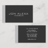 険しいモダン 名刺 (正面/裏面)