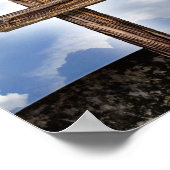 険しい十字架（空） ポスター (角)