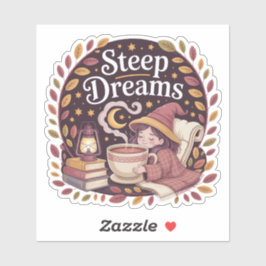 険しい夢 – Cozy Witch Tea シール