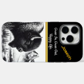 険しい威厳のある山々の近くのバッファロー放牧 Case-Mate iPhoneケース (裏面 (横))