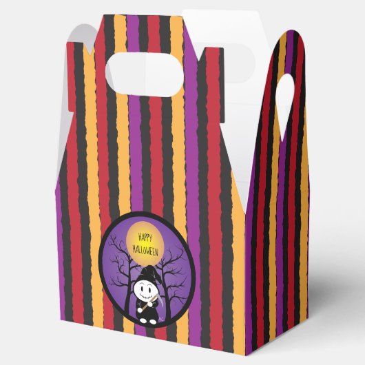 険しい子供のハロウィーンの好意の箱 フェイバーボックス (オープン)