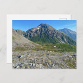 険しい山の風景はがき ポストカード (正面/裏面)