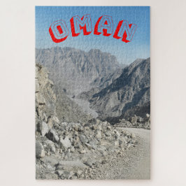 険しい山岳地帯。 ジグソーパズル