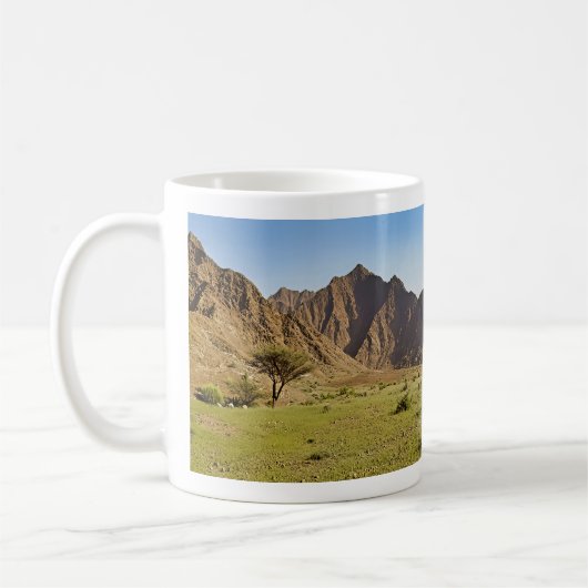 険しい山 コーヒーマグカップ (左)