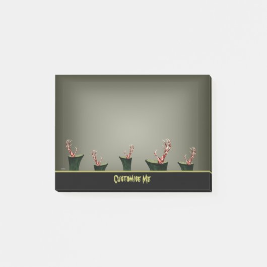 険しい手 ポストイット (正面)