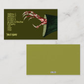 険しい手 名刺 (正面/裏面)