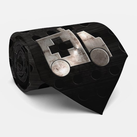 険しい救急車 ネクタイ (ロール)