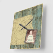 険しい板の柱時計 スクエア壁時計 (傾斜)