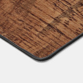 険しい栗のオークの木目 デスクマット (コーナー)