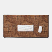 険しい栗のオークの木目 デスクマット (キーボード&マウス)