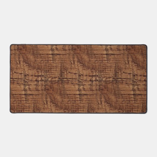 険しい栗のオークの木目 デスクマット (正面)