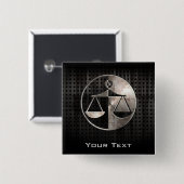 険しい正義のスケール 缶バッジ (正面&裏面)