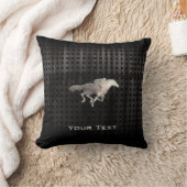 険しい競馬 クッション (ブランケット)