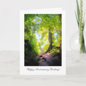 険しい道のりが待ち受けているようです、お誕生日おめでとう、愛する人よ カード (正面)