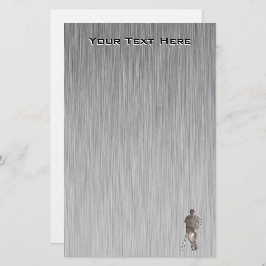 険しい野球 便箋 (正面/裏面)