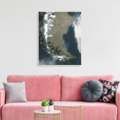 険しい雪をかぶったアンデス山脈 キャンバスプリント (インサイチュ (リビング))