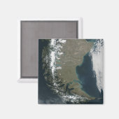 険しい雪をかぶったアンデス山脈 マグネット (正面/裏面)