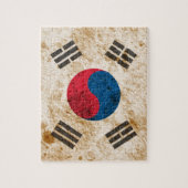 険しい韓国の旗 ジグソーパズル (縦)