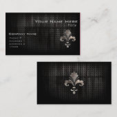 険しい（紋章の）フラ・ダ・リ 名刺 (正面/裏面)