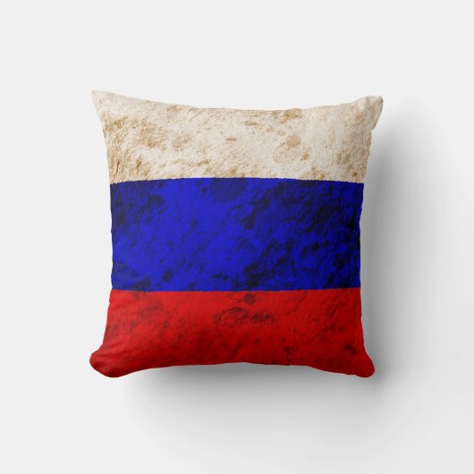 険しくロシアのな旗 クッション (正面)