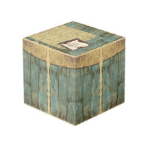 険しく青い板の写真の立方体の文鎮