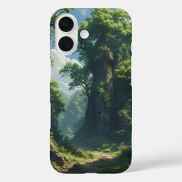 陽だまりの森の小道 iPhone 16ケース