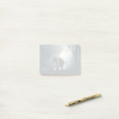 陽に照らされた森の中のアジアゾウ ポストイット (デスク上)