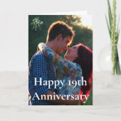 陽の光に満ちた瞬間、19年の愛を育む カード (正面)