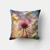 陽光の中の半透明の花 クッション (裏面)