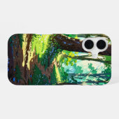 陽光の春の森 iPhone 16ケース (裏面横)