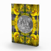 陽光の花パーソナライズされたを加える フォトブロック (右)