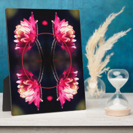 陽光の赤い花あなたの写真を追加 フォトプラーク