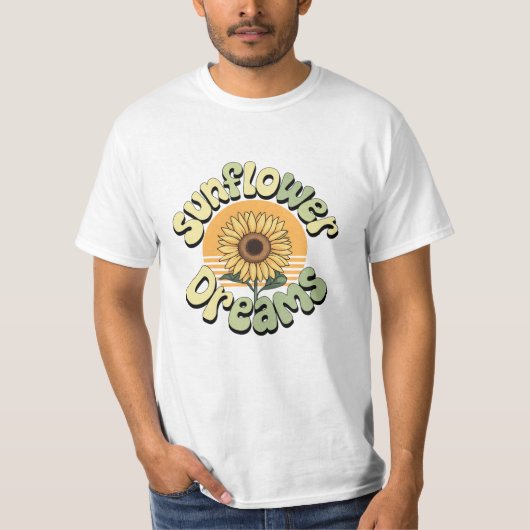 陽光デザインで陽性を広げインスパイアる Tシャツ (正面)