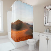 陽光威厳のあるの中のフィールド。ドラマチックで絵 シャワーカーテン (インサイチュ)